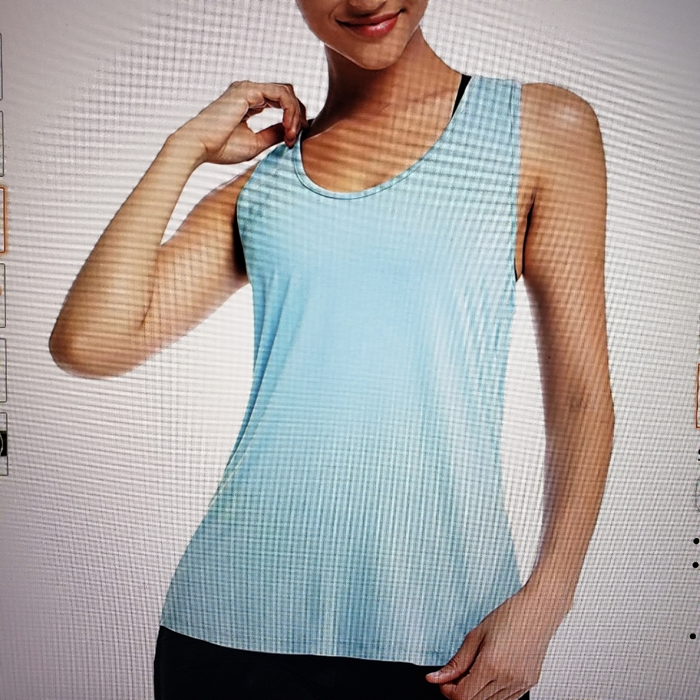 Light Blue Athletic Tank Top